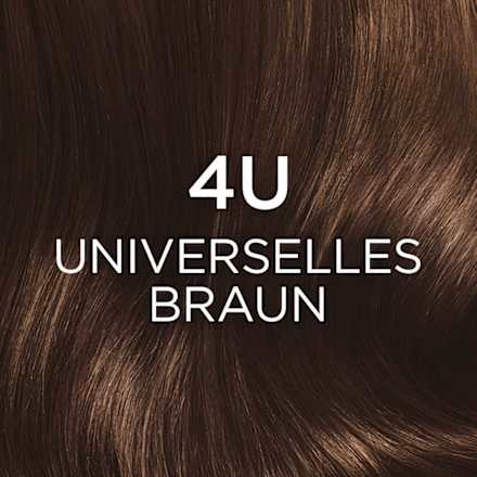 Haarfarbe Universale Nude-Töne - Nr. 4U Universal Mittelbraun L'ORÉAL PARiS EXCELLENCE Creme