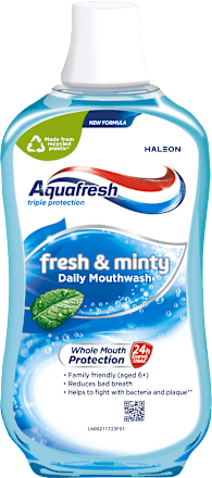 Вода за уста Fresh & Minty Aquafresh