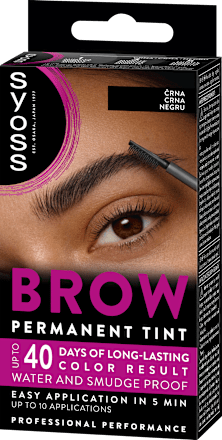 Trajna barva za obrvi Brow Tint, črna syoss