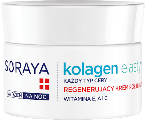 Regenerujący krem półtłusty Kolagen Elastyna Soraya