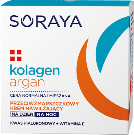 Przeciwzmarszczkowy krem nawilżający Kolagen Argan Soraya