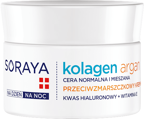 Przeciwzmarszczkowy krem nawilżający Kolagen Argan Soraya