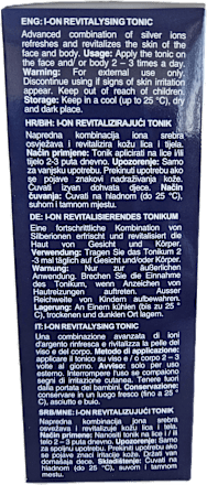 Revitalizirajući tonik s ionima srebra 20 ppm electa
