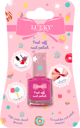 Peel-off lak za nokte – fuksija LUKKY