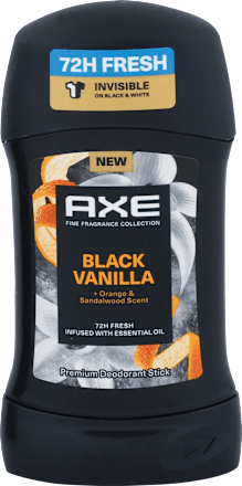 Pánsky tuhý dezodorant Black Vanilla 72h Fresh Axe