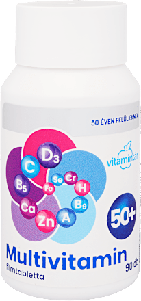 Multivitamin 50+ filmtabletta Vitamintár