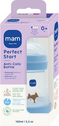 lahev Anti-colic, modrá, 160ml mam