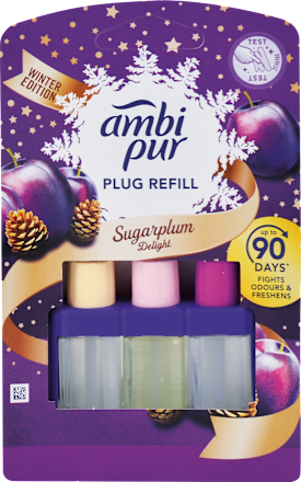 Náplň do elektrického osviežovača vzduchu 3Volution Sugar plum Ambi Pur