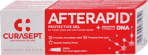 Ochranný gél na afty a ústnu sliznicu Afterapid+ Curasept