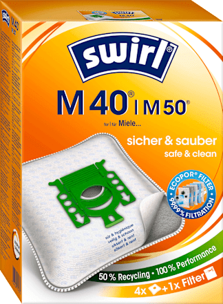 Staubsaugerbeutel M40/M50 EcoPor  Swirl