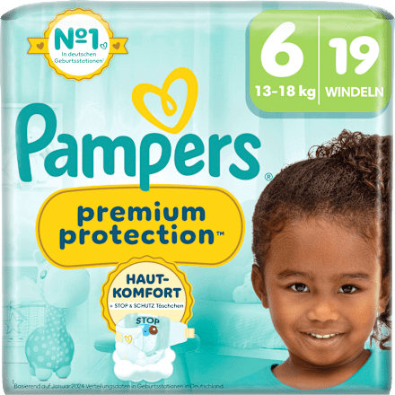 Windeln Premium Protection Gr. 6 XL (13-18 kg) Pampers premium protection
