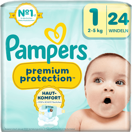 Windeln Premium Protection Gr. 1 Newborn (2-5 kg) Pampers premium protection