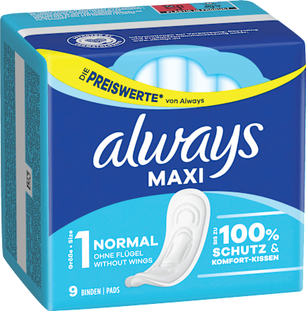 Maxi-Binden Normal always