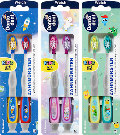 Spazzolini per bambini 3-6 anni assort. Dontodent