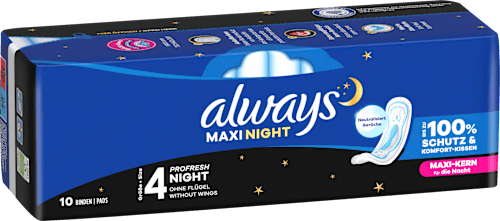 Maxi-Binden ProFresh Night  always