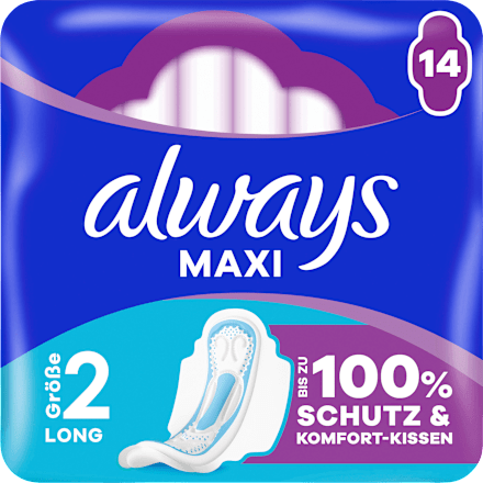 Maxi-Binden Long mit Flügeln always