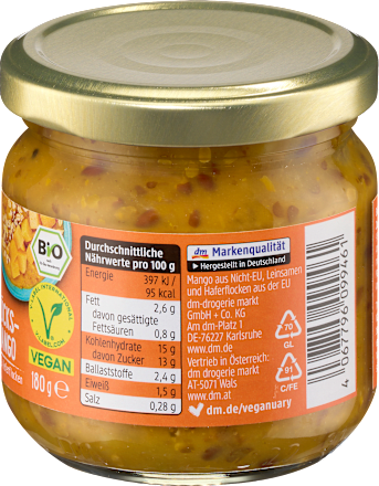 Veganuary Frühstücks-Bowl Mango dmBio