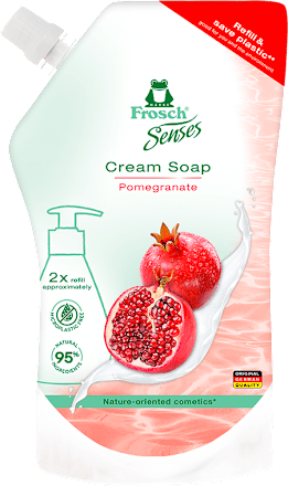 Kremno tekoče milo z granatnim jabolkom Frosch