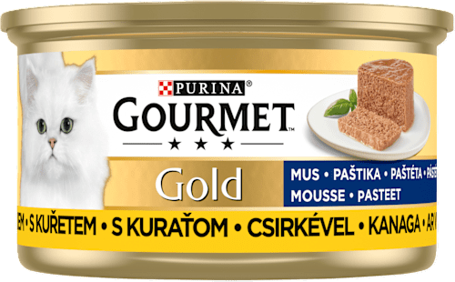 Mus z kurczakiem dla kotów dorosłych Purina Gourmet
