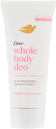 whole body deodorant krém Malina & Růže Dove