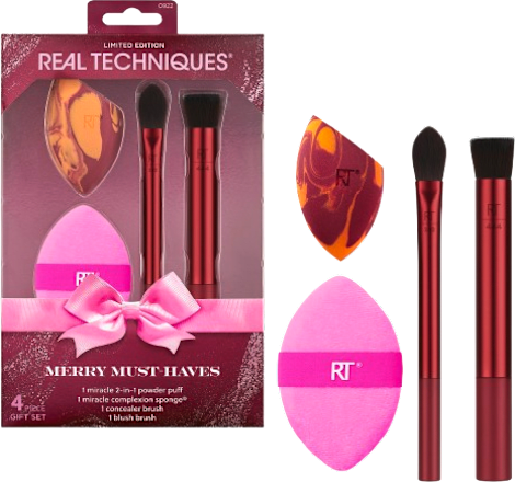 Set de accesorii de machiaj MERRY MUST-HAVES REAL TECHNIQUES