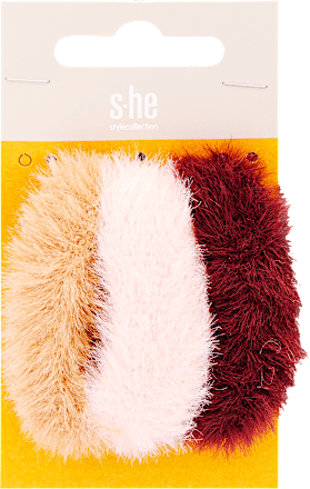 Hajgumi puha borítással, többszínű s-he stylecollection