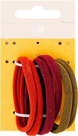 Vékony hajgumi, többszínű s-he stylecollection