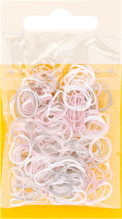 Mini hajgumi mix, többféle árnyalat szürkével s-he stylecollection