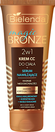 Krem CC do ciała + serum nawilżające Magic Bronze Bielenda