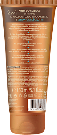Krem CC do ciała + serum nawilżające Magic Bronze Bielenda