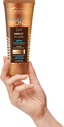 Krem CC do ciała + serum nawilżające Magic Bronze Bielenda