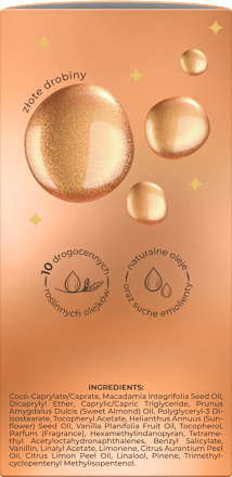 Suchy olejek pielęgnacyjny ze złotymi drobinami Lumiere Bielenda