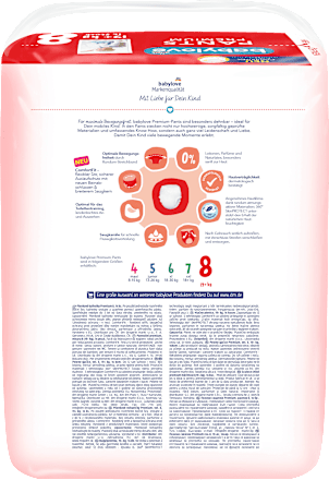 Premium pelene gaćice vel. 8 (19+ kg) babylove