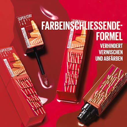 Lippenstift Super Stay Vinyl Ink 210 Pomodoro MAYBELLINE NEW YORK