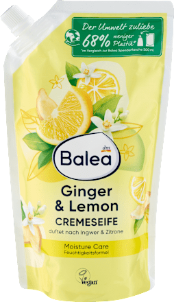 Tekoče milo Ginger & Lemon, polnilo Balea
