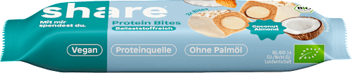 Proteinriegel, Protein Bites Coconut Almond share