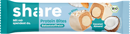 Proteinriegel, Protein Bites Coconut Almond share