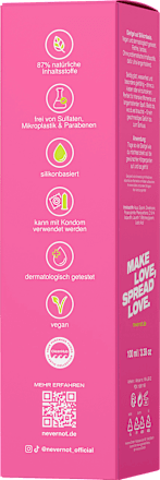 Gleitgel silikonbasiert nevernot