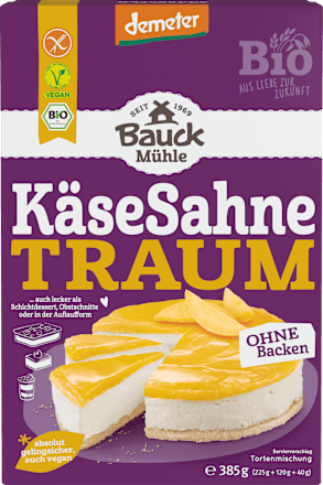 Backmischung KäseSahne Torte, glutenfrei Bauck Mühle