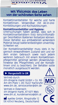 Kontaktlinsenbehälter Visiomax