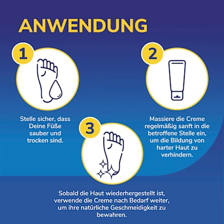 reichhaltige Fuß- & Nagelcreme für sehr trockene Haut 5 % Urea Scholl