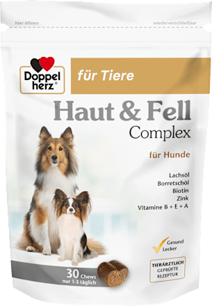 Nahrungsergänzung Hund, Haut & Fell Complex (30 Stück) Doppelherz