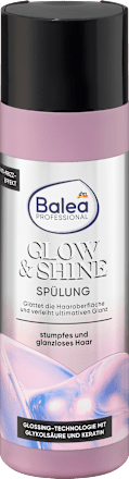 Fényt adó hajbalzsam Glow & Shine, fénytelen hajra Balea PROFESSIONAL