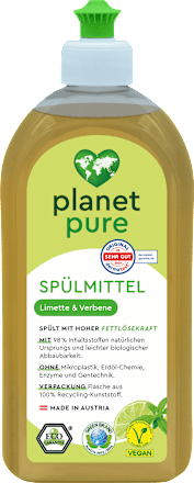 Spülmittel Limette & Verbene planet pure
