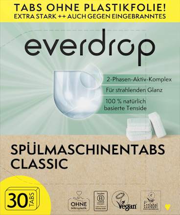 Spülmaschinentabs Classic everdrop