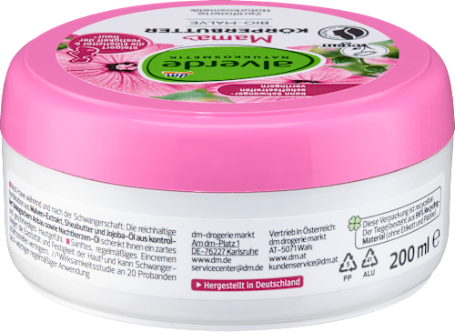 Burro corpo Mama con malva bio alverde