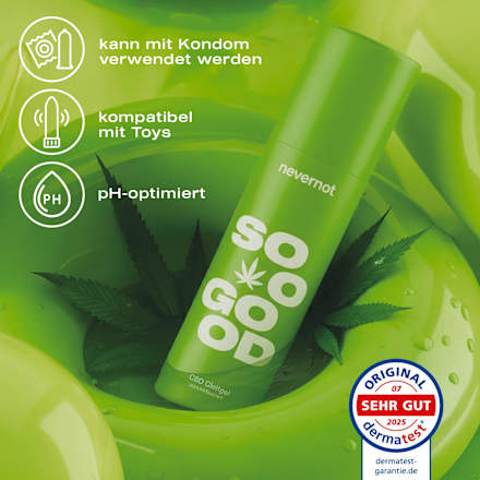 Gleitgel soo good mit CBD, wasserbasiert nevernot