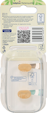 Schnuller Naturlatex 5-18 Monate sortiert babylove nature