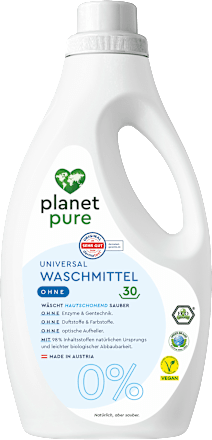 Universalwaschmittel 0% OHNE Flüssig planet pure