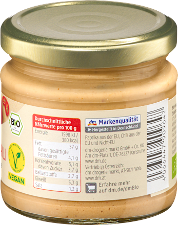 Vegetariánska nátierka paprika a čili dmBio